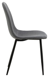 Celia, dining chair - dark gray