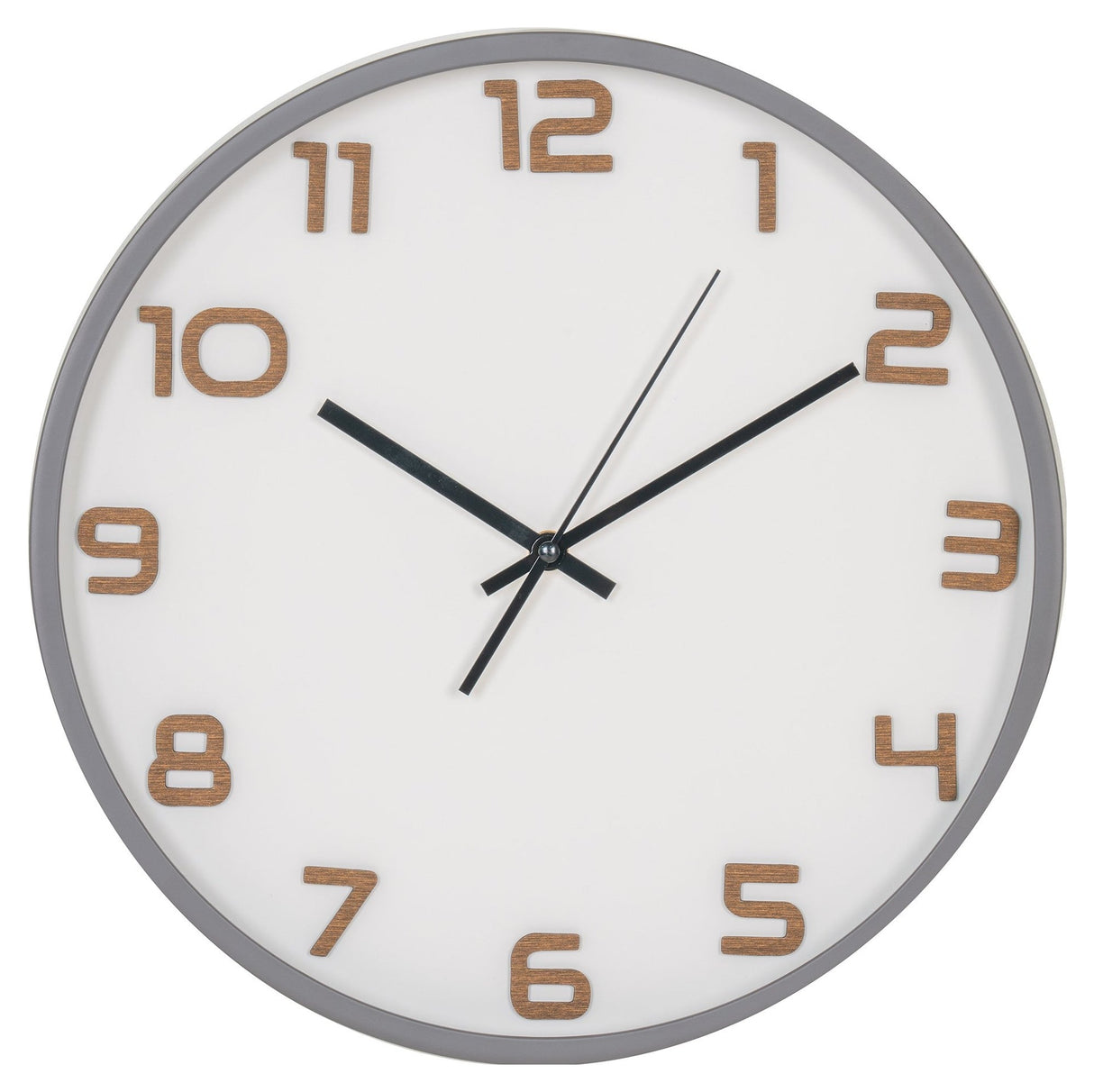 Greenwich, Wall Clock Ø35, gray