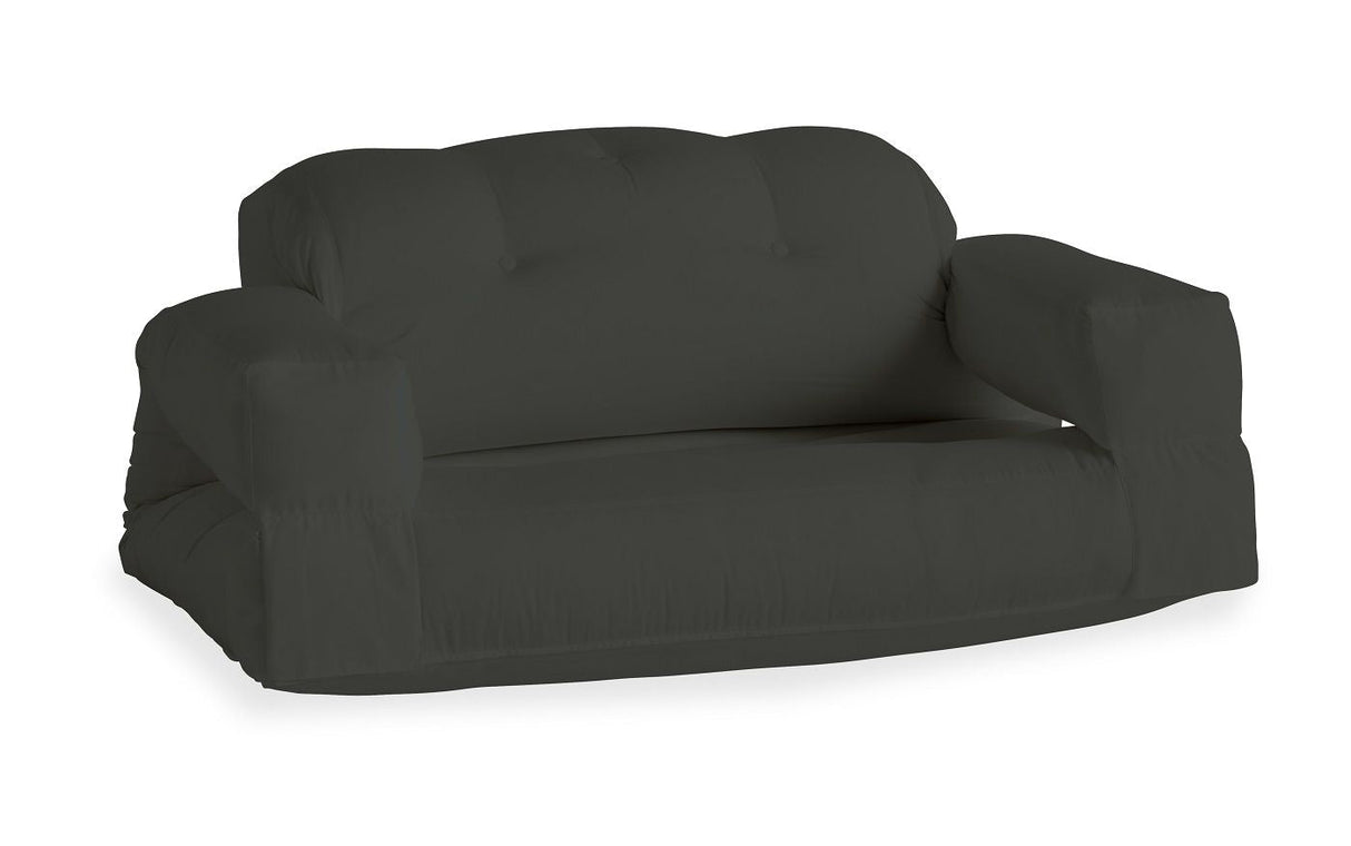 Hippo Out Futon Sofa, Dark Gray