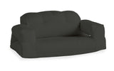 Hippo Out Futon Sofa, Dark Gray