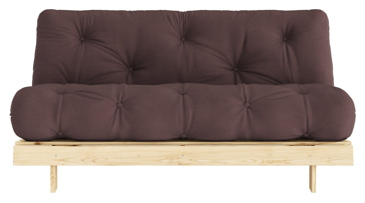 Roots 160 Sofa Bed, Pine/Brown,