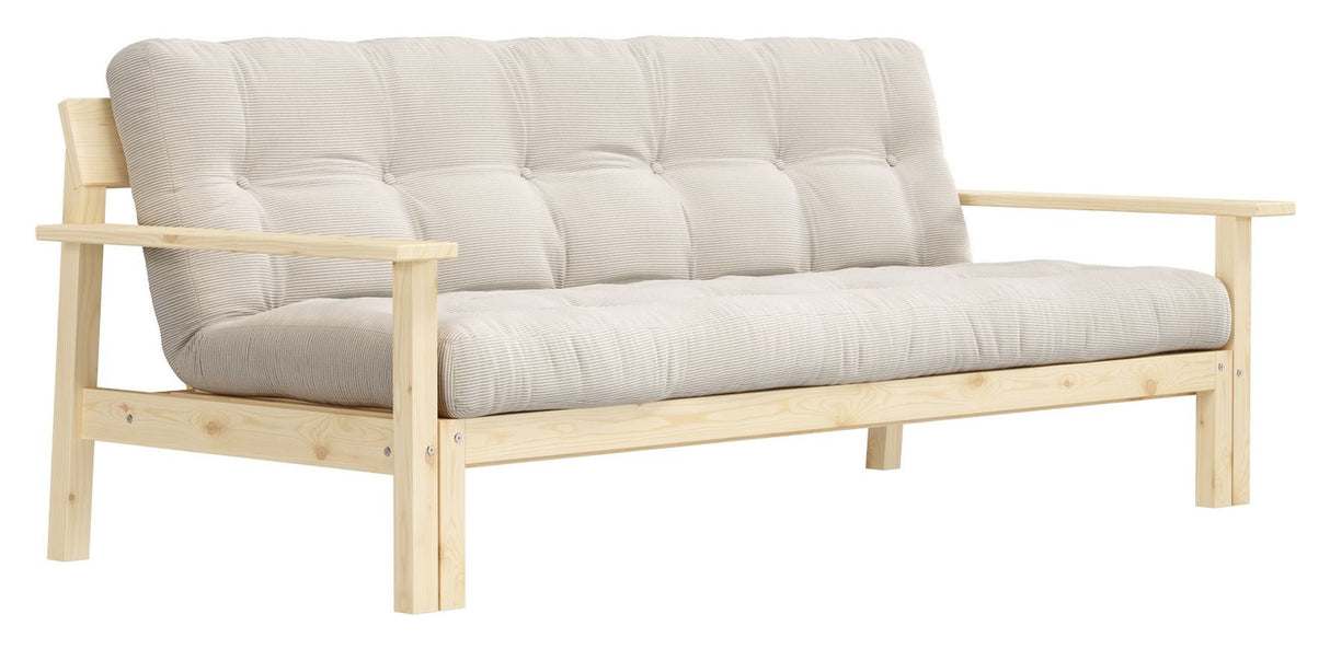 Unwind Sofa bed 190x100, Off white Velvet