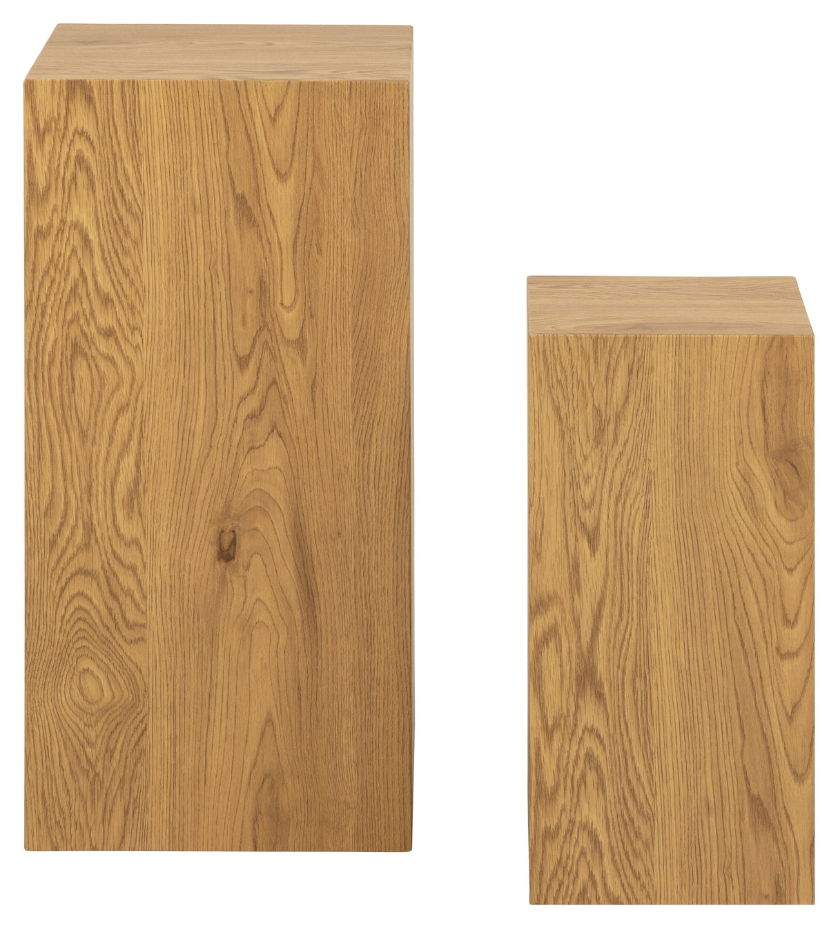 Dice, side table set - oak