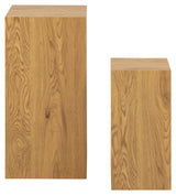 Dice, side table set - oak