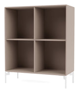 SHOW Bookshelf with white legs, Mushroom