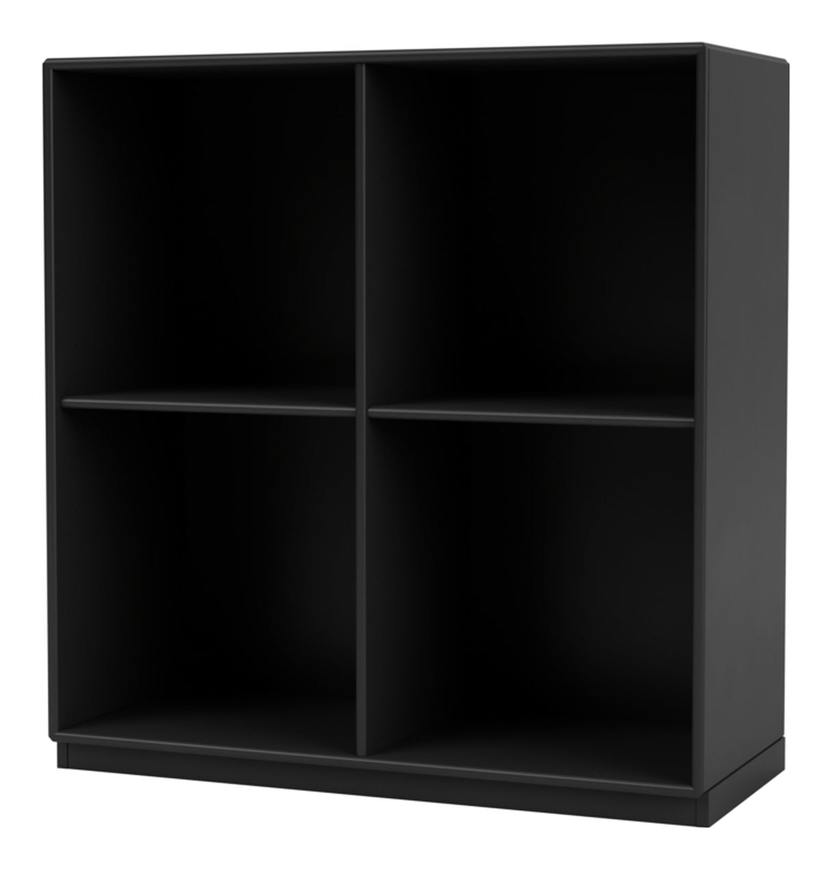 SHOW Bookshelf with base H3 cm, Black