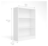 Basic Bookcase - White H:108 B:79