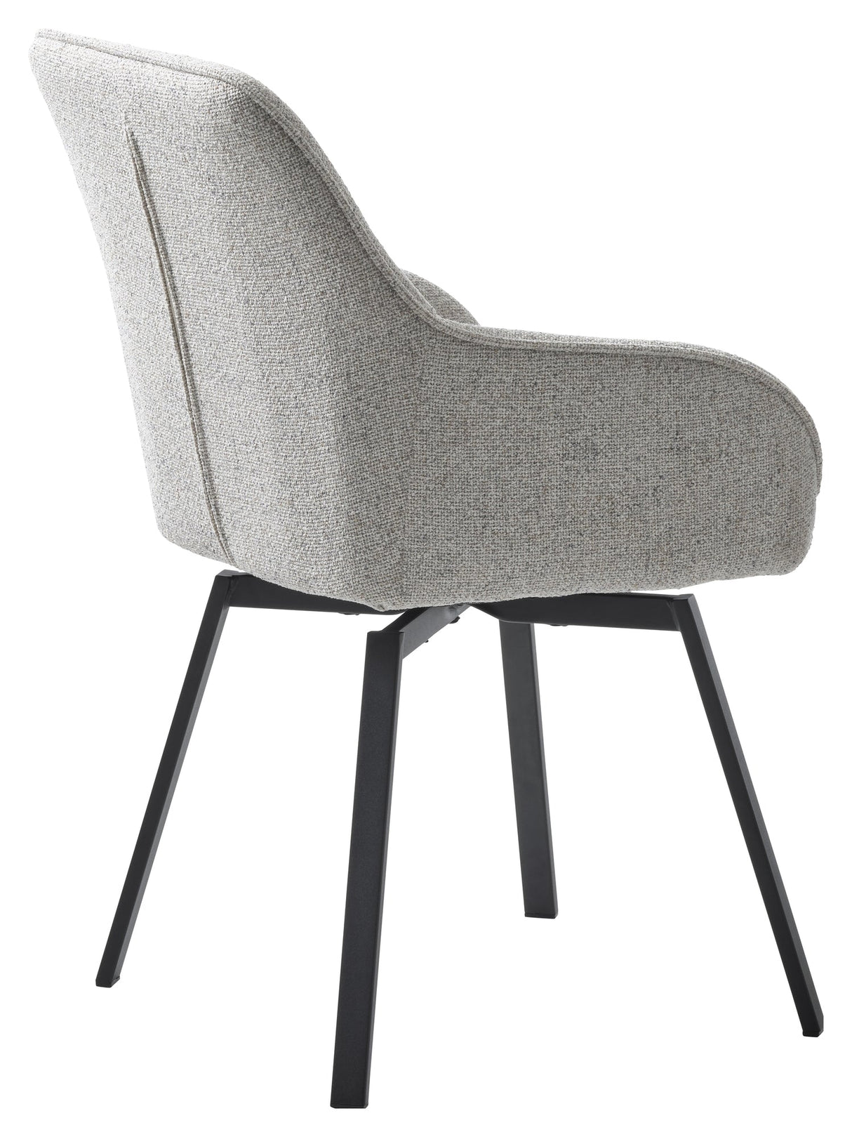 Alma, dining chair w/armrests – off white