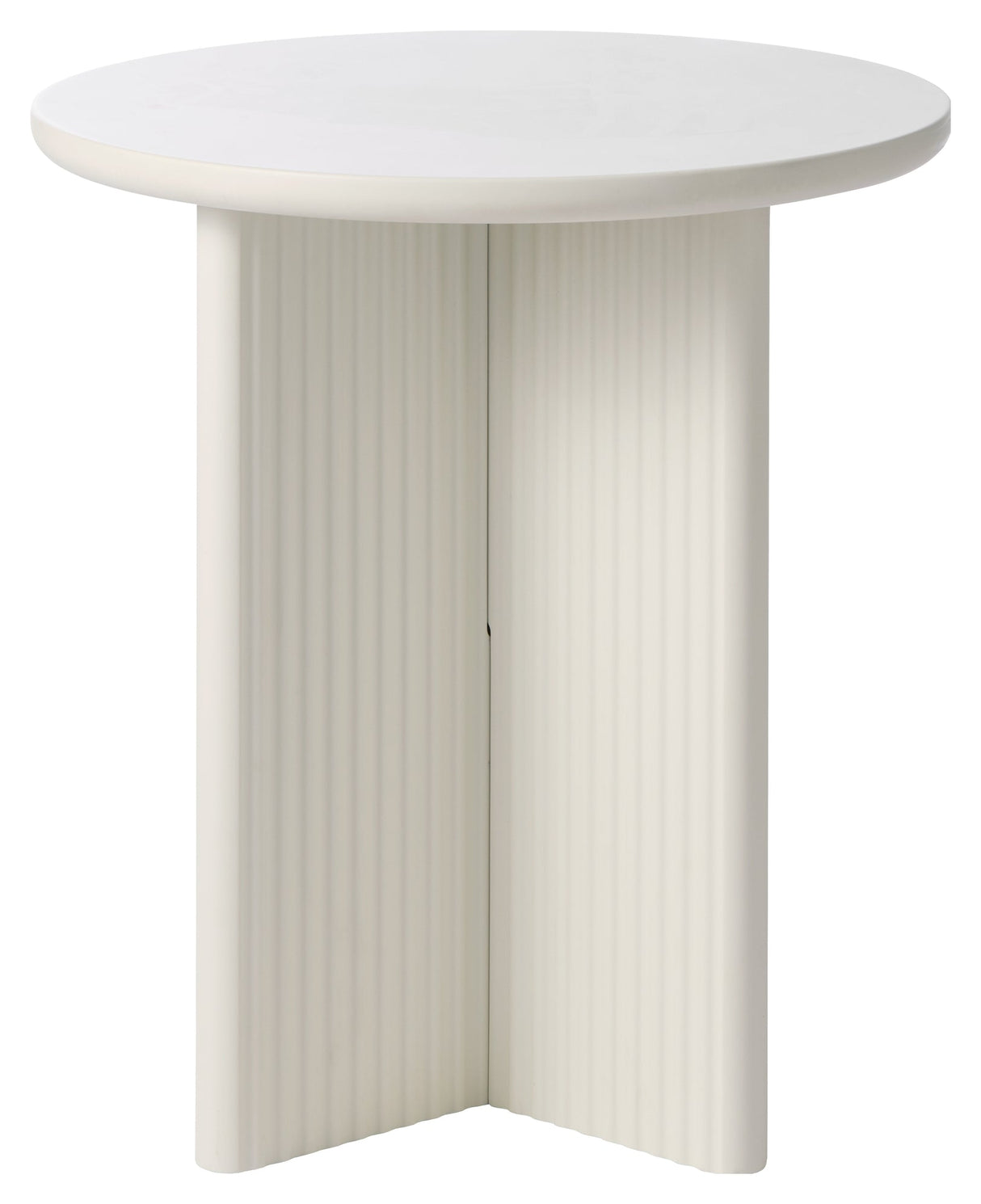 Palma, side table Ø50 - white