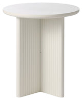 Palma, side table Ø50 - white