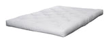 Double Latex Futon mattress with latex core, 140x200, nature