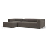 Kornum Sofa with chaise longue left, Taupe