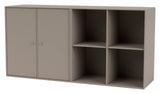 PAIR Classic sideboard with suspension bracket, Truffle