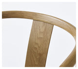 Relate, dining chair w/armrests - nature/latte