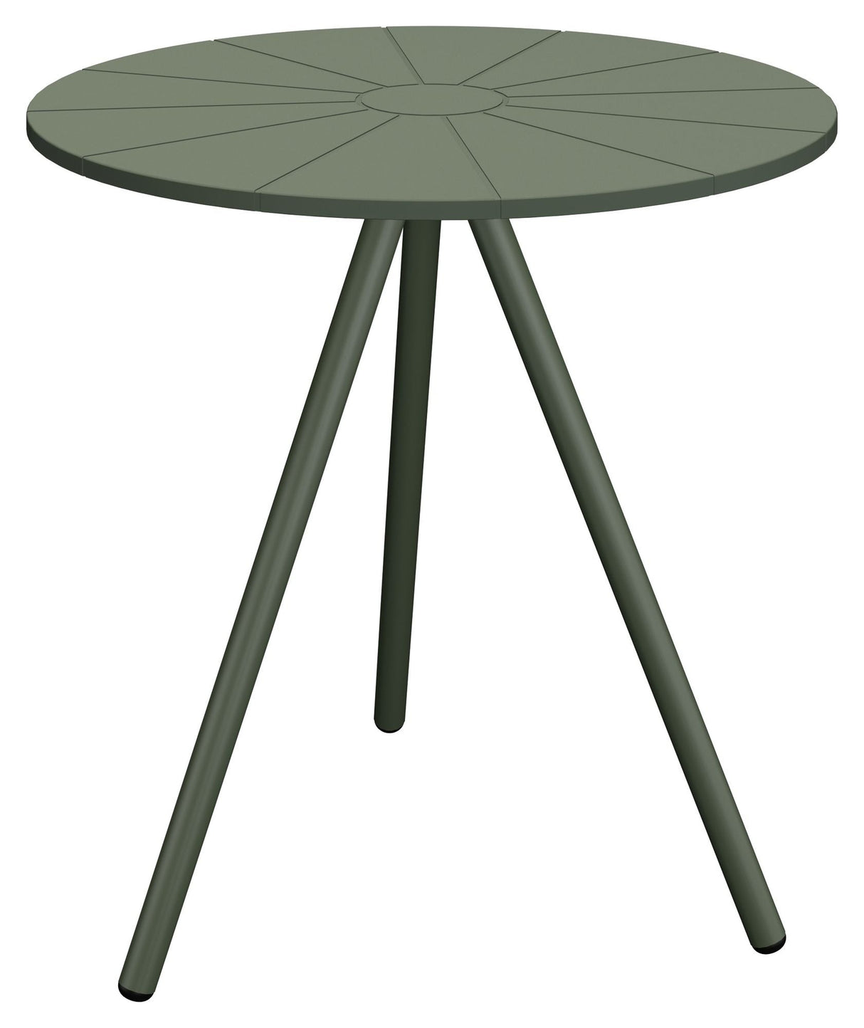 Nami Café table, Powder coated, Ø64, Olives