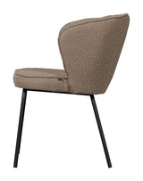 Admit Dining Chair, Beige Bouclé