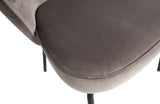 Admit Dining Chair - Khaki Velour