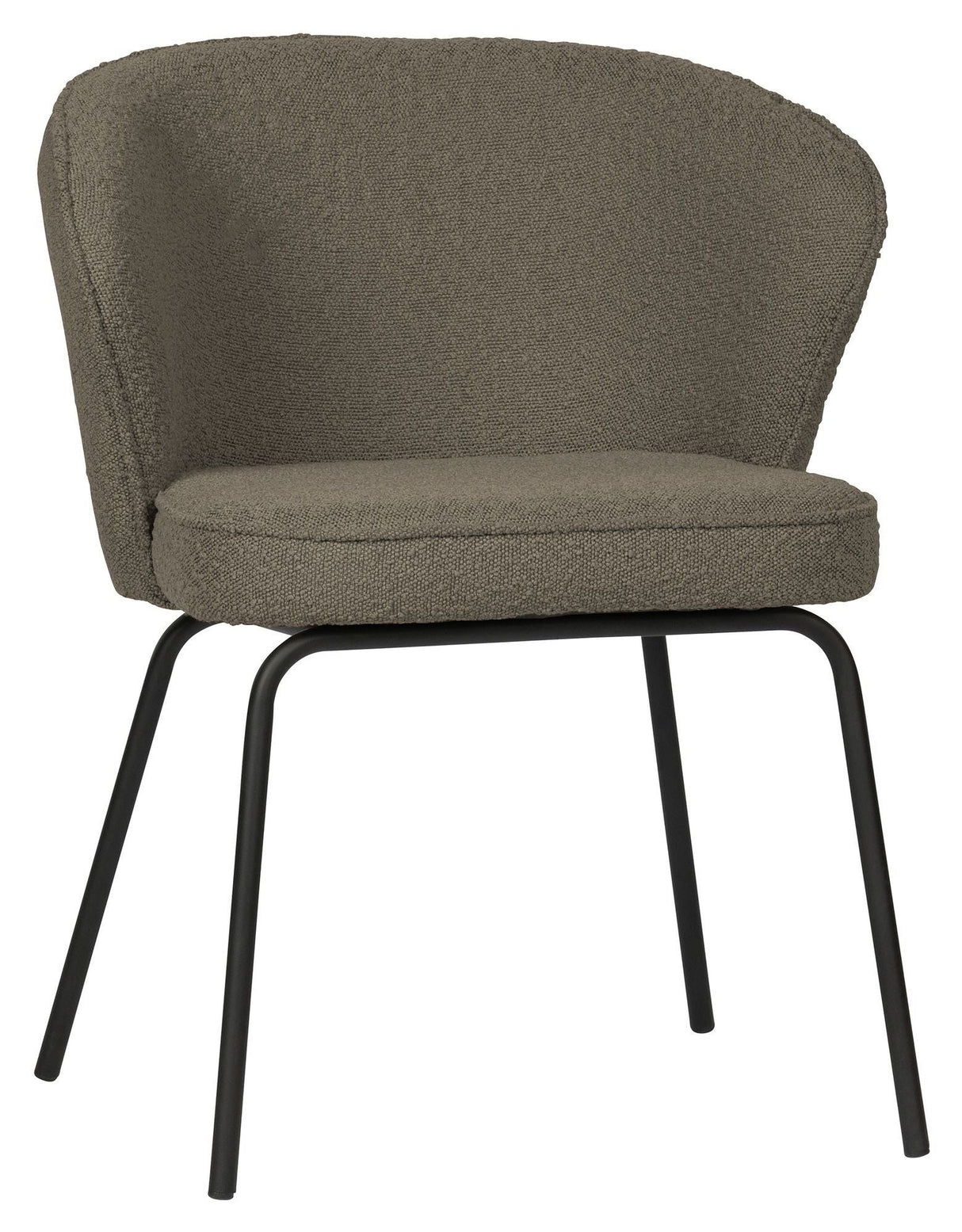 Admit Dining Chair, Nougat Bouclé