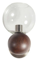 Babble Wall Lamp, Glass, Walnut