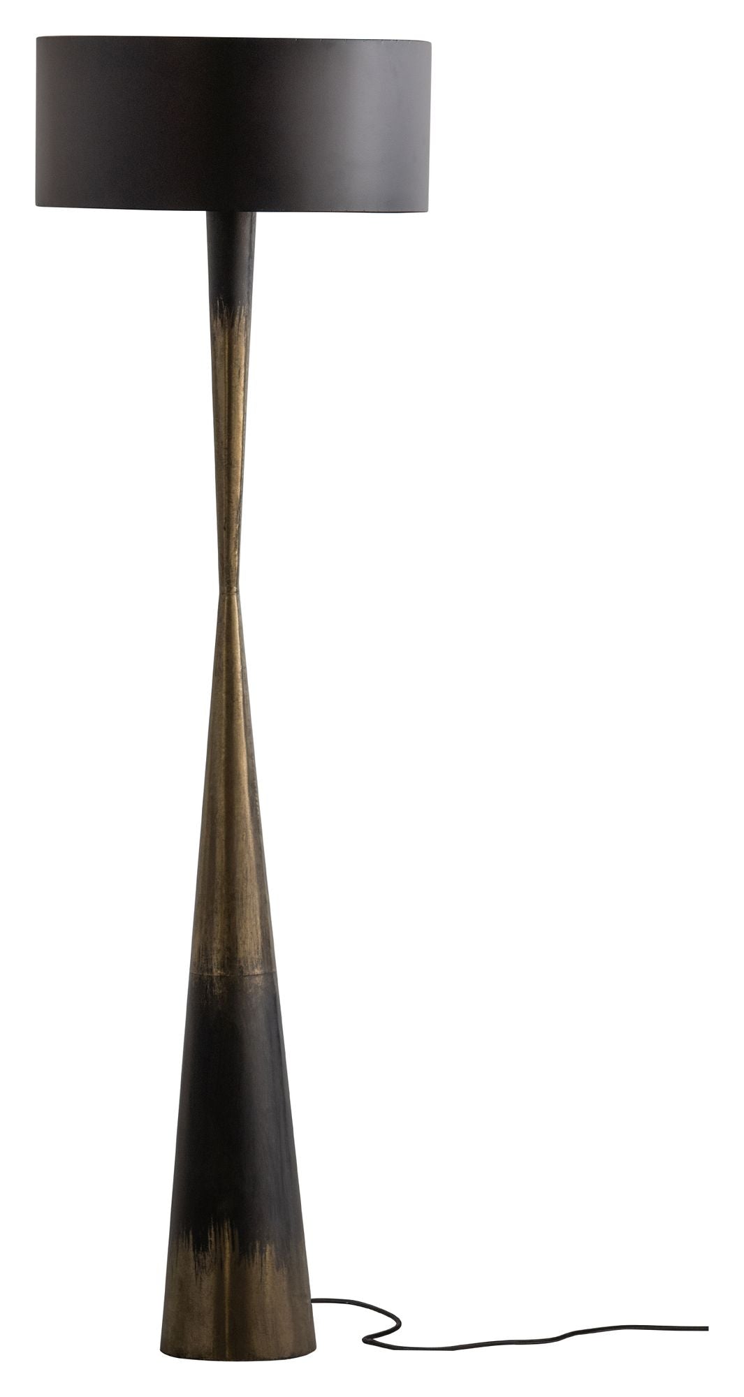 Blackout Too Floor Lamp, Black/Brass