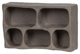 Clay Wall Shelf 70x45, Gray