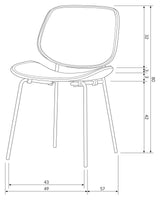 Close In Dining Chair, Black