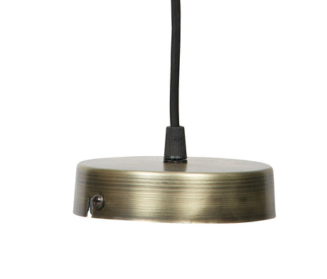 Engrave Glass Pendant luminaire L - Gray