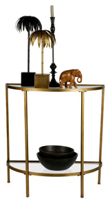 Goddess Side Table 37,5x75,5, Antique Brass