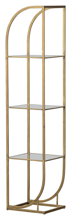 Intense Wall Shelf Antique Brass, 39x35