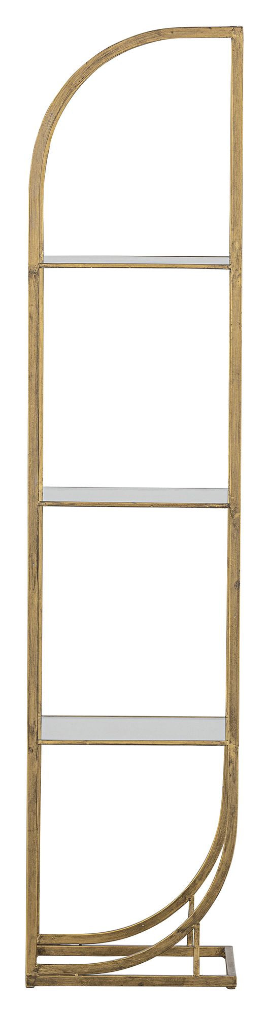 Intense Wall Shelf Antique Brass, 39x35