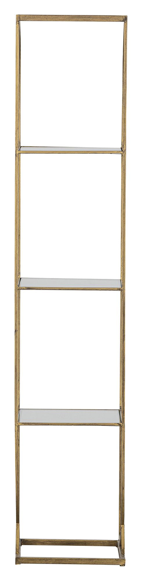 Intense Wall Shelf Antique Brass, 39x35