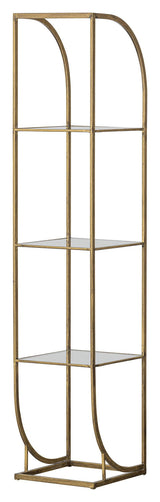 Intense Wall Shelf Antique Brass, 39x35