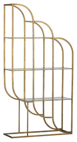 Intense Wall Shelf Antique Brass, 96x35