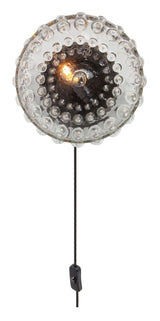 Lumps Round Wall Lamp, Glass