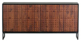 Nuts Sideboard, Walnut Finish/Black