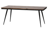 Rhombic Dining Table Teak/Metal, 180x90