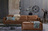 Rodeo 3-seater sofa in eco-leather, Cognac