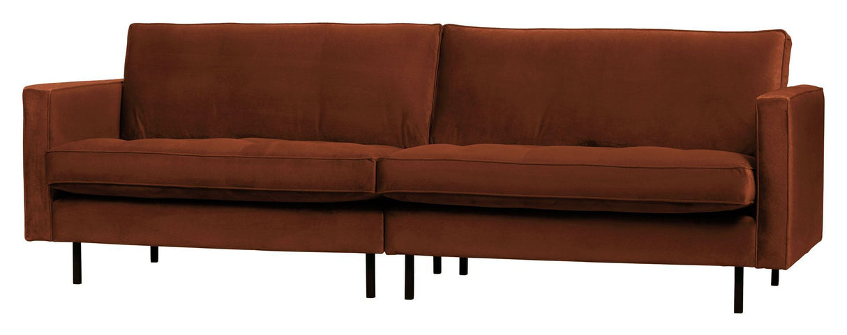 Rodeo Classic 3-pers. Sofa, Rust Velour