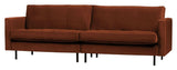 Rodeo Classic 3-pers. Sofa, Rust Velour