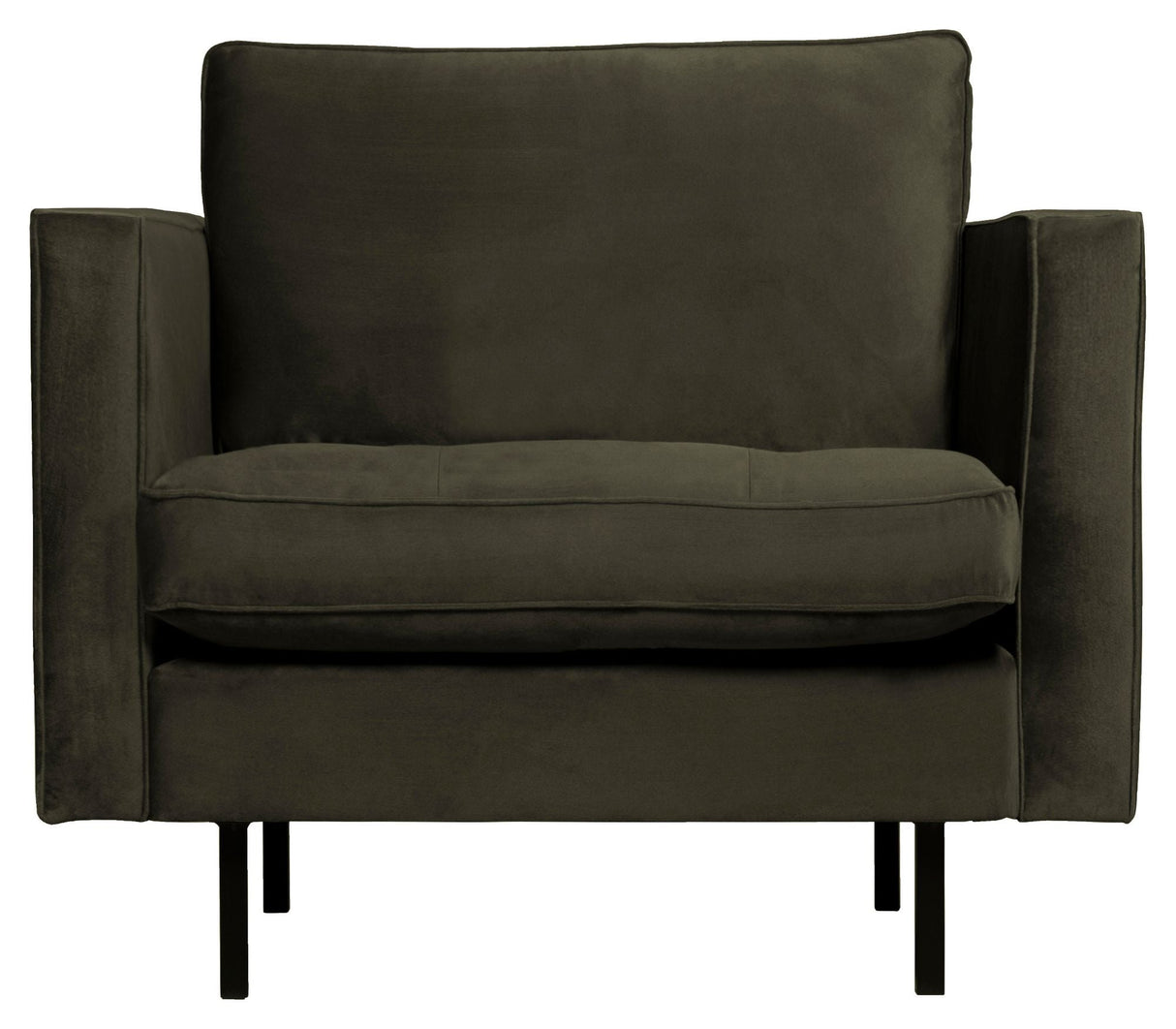 Rodeo Classic Armchair, Dark Green Velvet