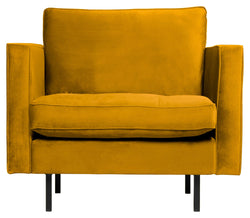 Rodeo Classic Armchair, Okker Velour