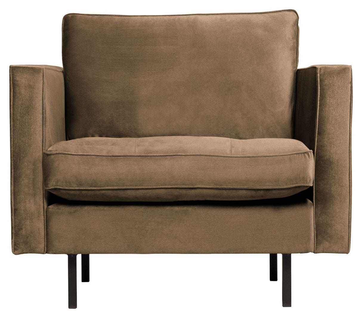 Rodeo Classic Armchair, Taupe Velour