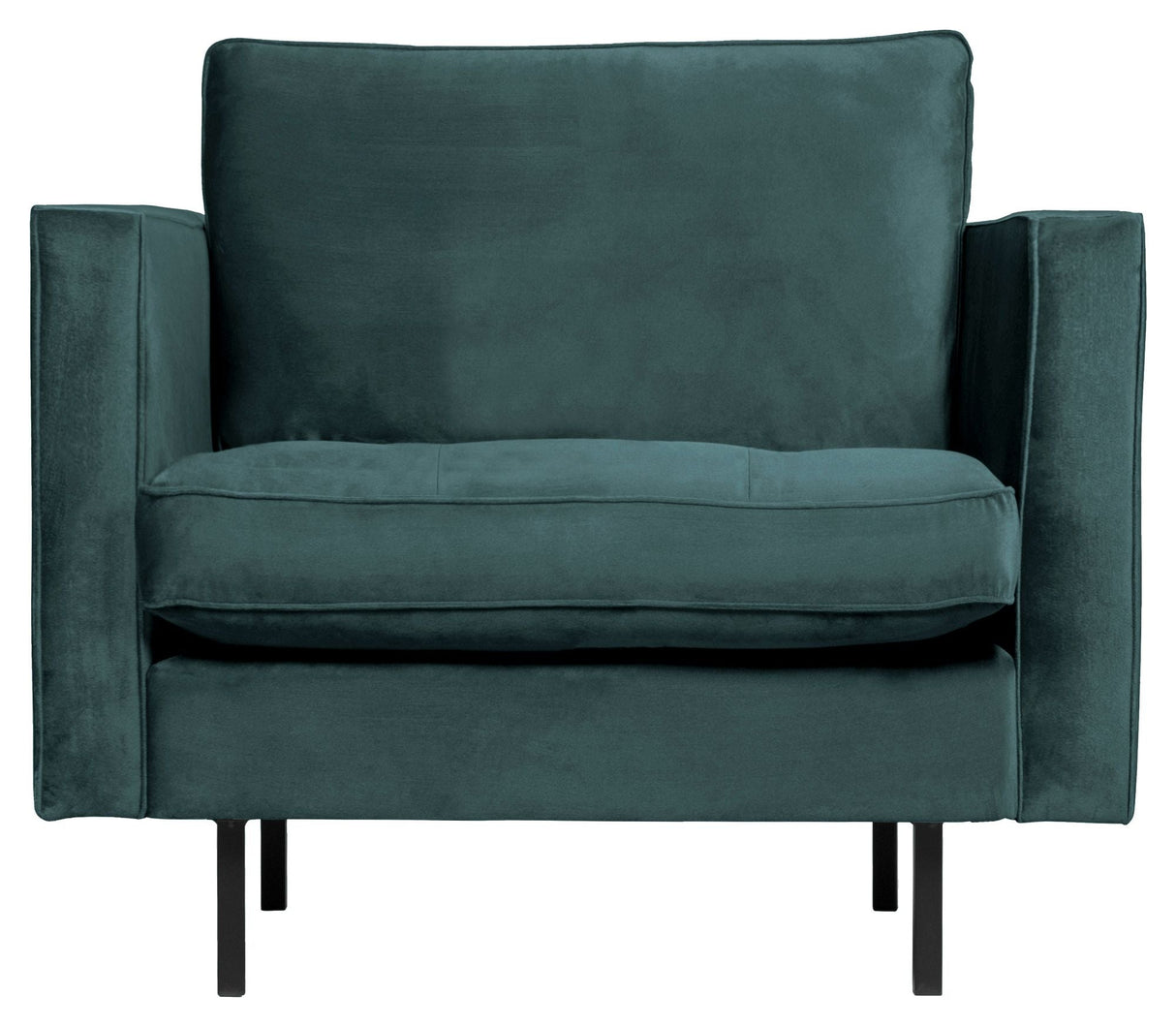 Rodeo Classic Armchair, Teal Velour