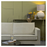 Rodeo Corner sofa, left facing - Pistachio velvet