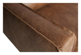 Rodeo Armchair in eco-leather, Cognac