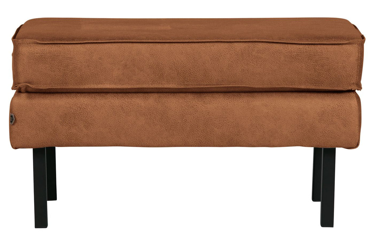 Rodeo Puf 84x54 m. leather, Cognac