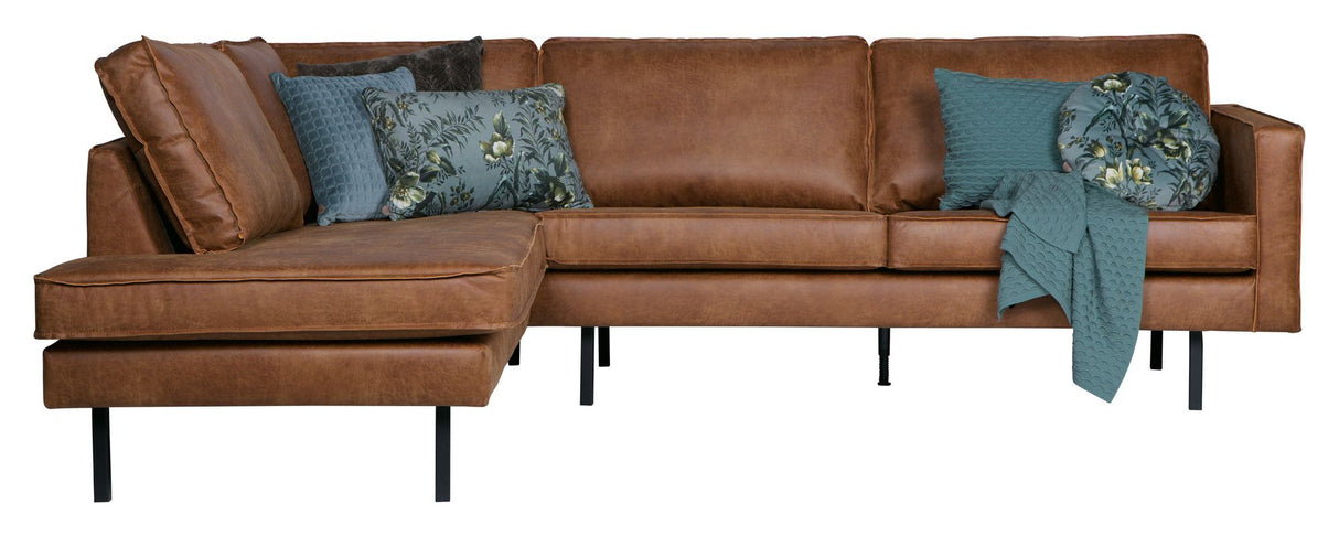 Rodeo Sofa w/left facing chaise, Cognac