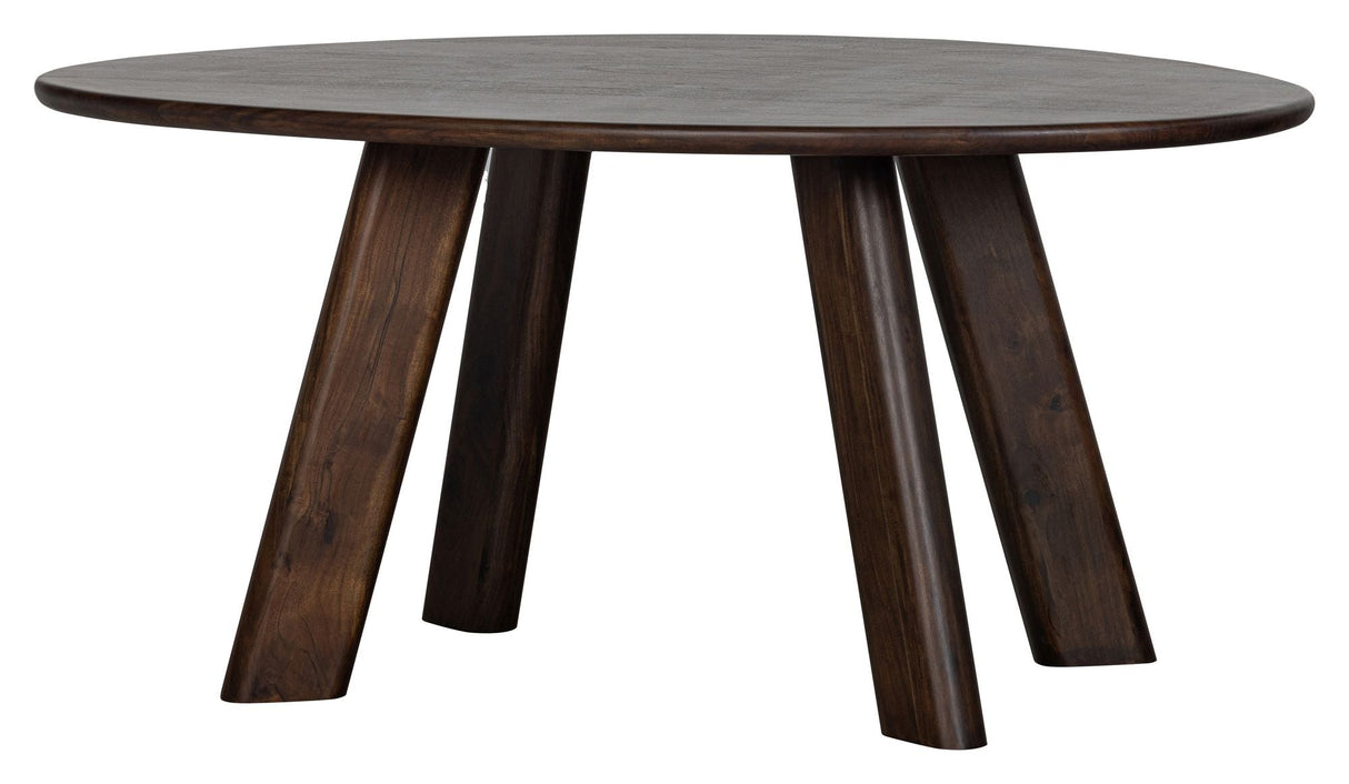 Roundly Dining Table Brown, 160x110