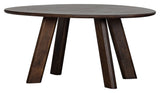 Roundly Dining Table Brown, 160x110