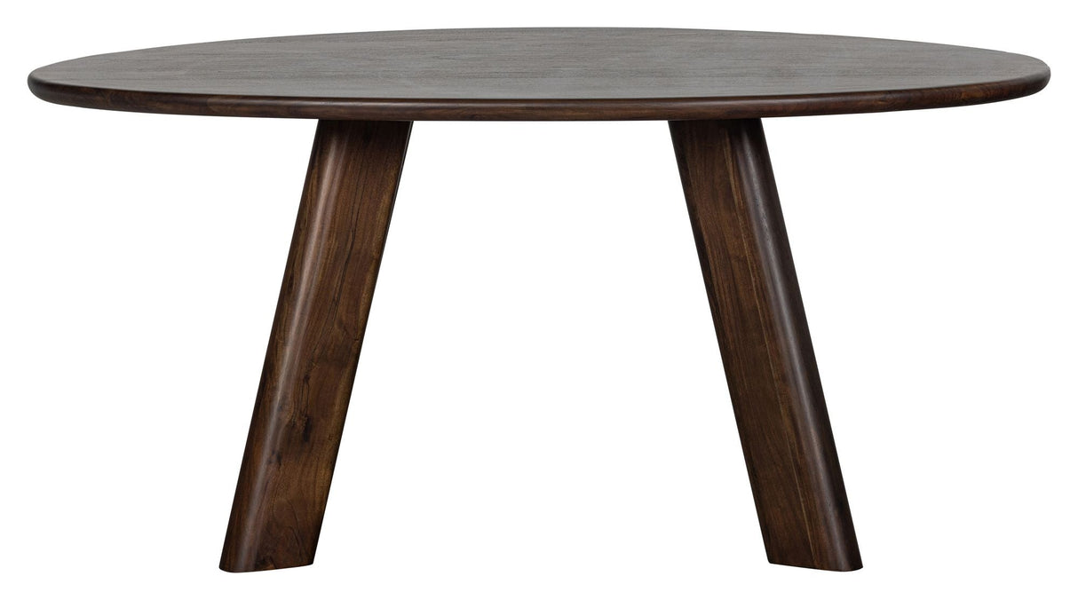 Roundly Dining Table Brown, 160x110